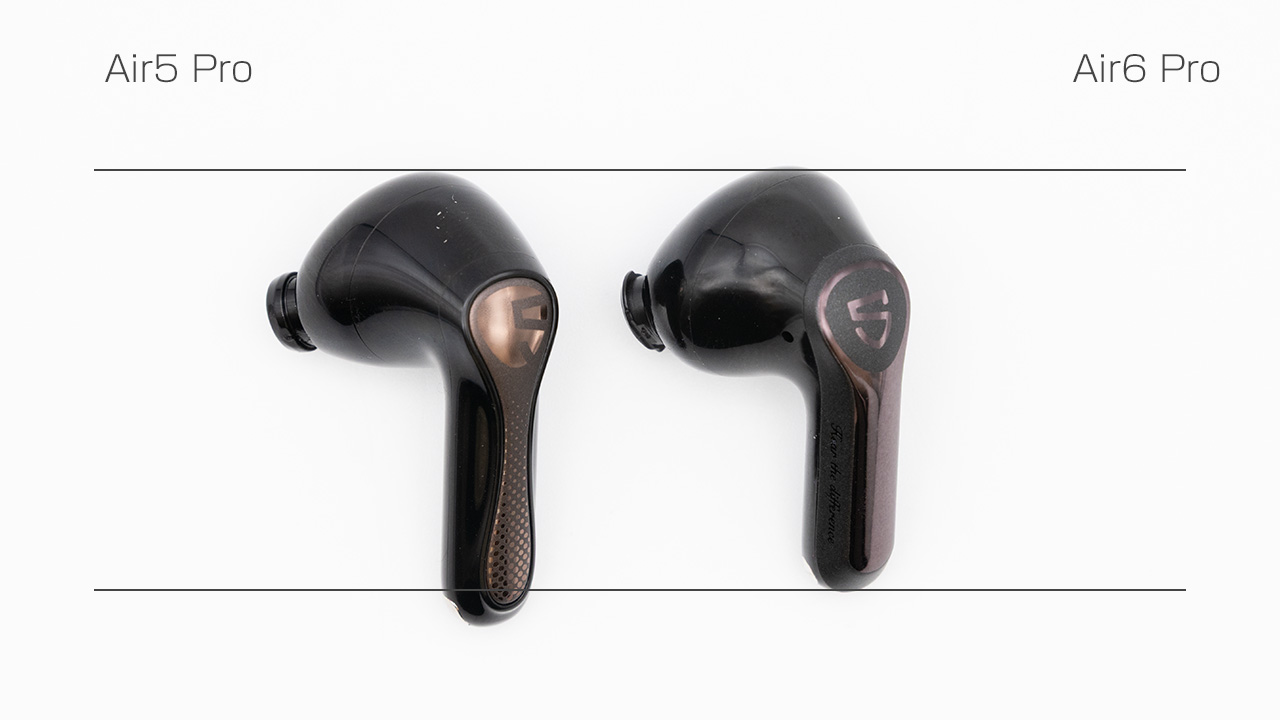 SOUNDPEATS Air5 ProとAir6 Proの比較5